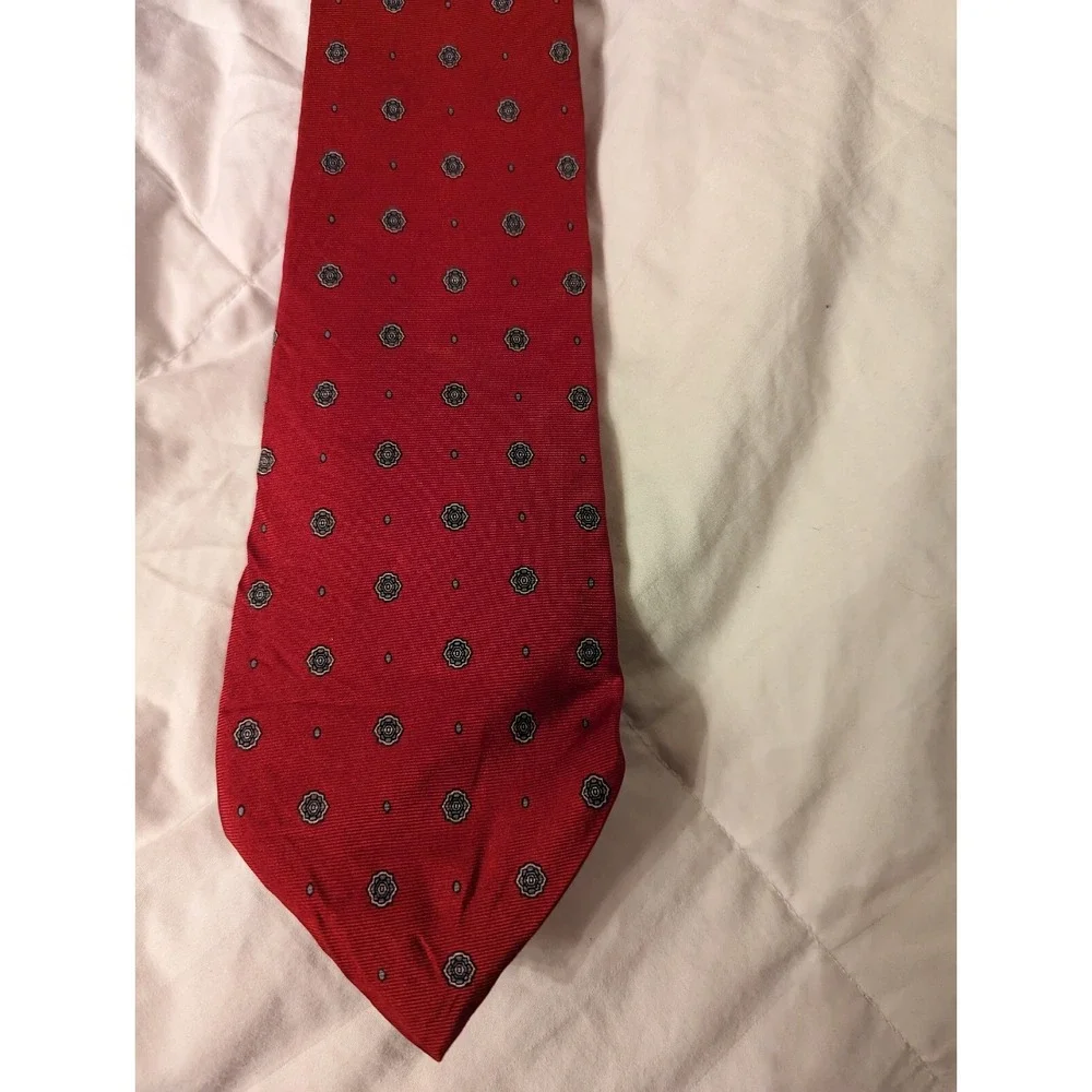 Christian Dior‎ made in USA fabric Italy mens SILK neck tie